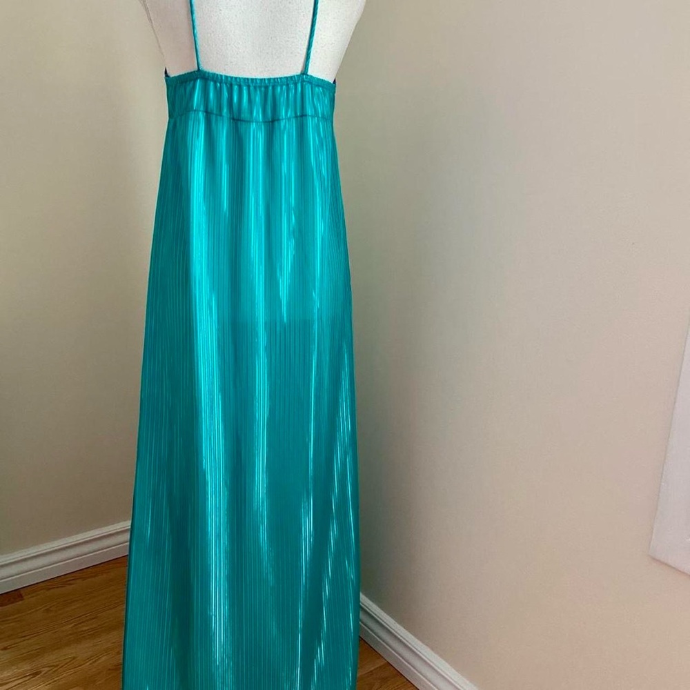 Dominique Vibrant Turquoise Robe - Picture 3 of 8